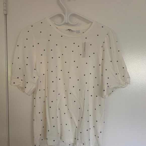 Polka dot top stretchy size L NWT - Picture 2 of 4